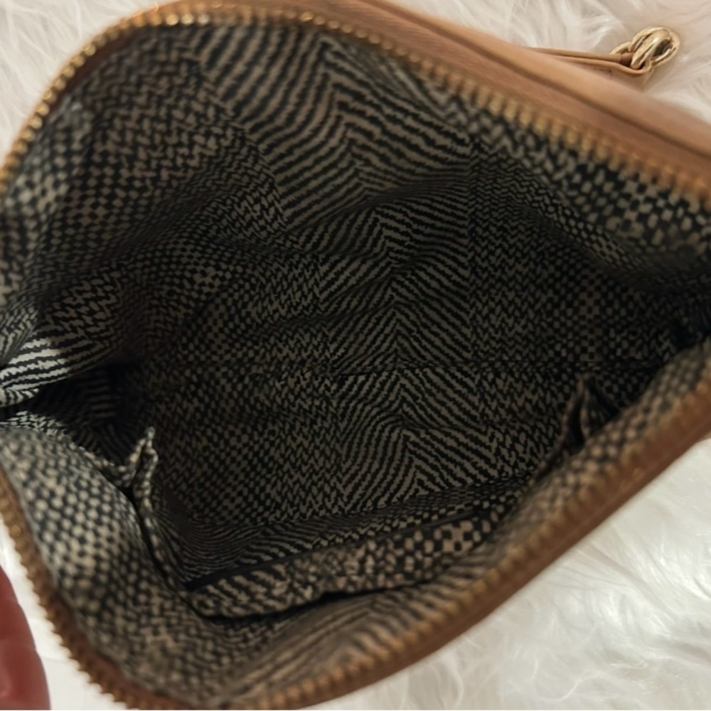 Rebecca Minkoff Brown Leather Crossbody Bag Adjustable Strap - Picture 5 of 8
